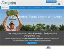 Tablet Screenshot of golfstatlab.com